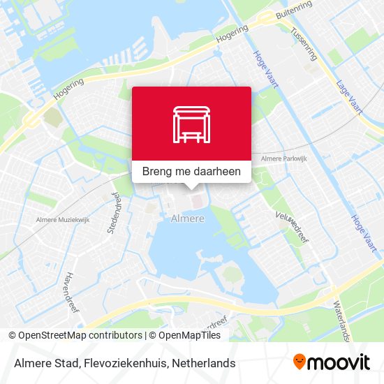 Almere Stad, Flevoziekenhuis kaart