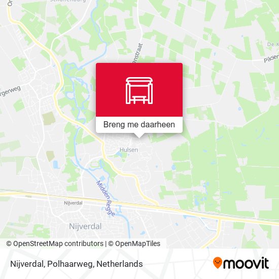 Nijverdal, Polhaarweg kaart