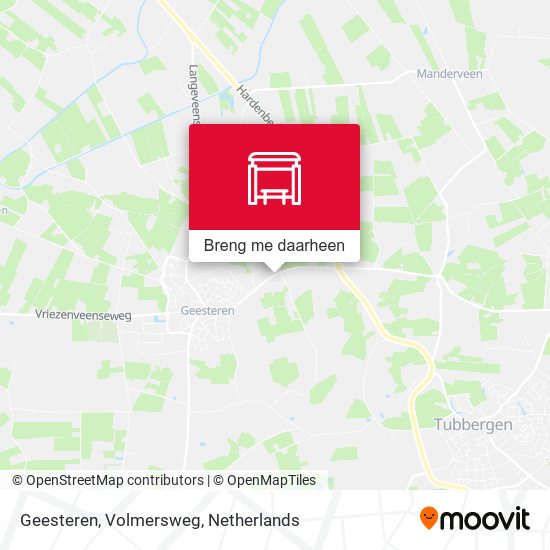 Geesteren, Volmersweg kaart