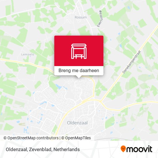 Oldenzaal, Zevenblad kaart