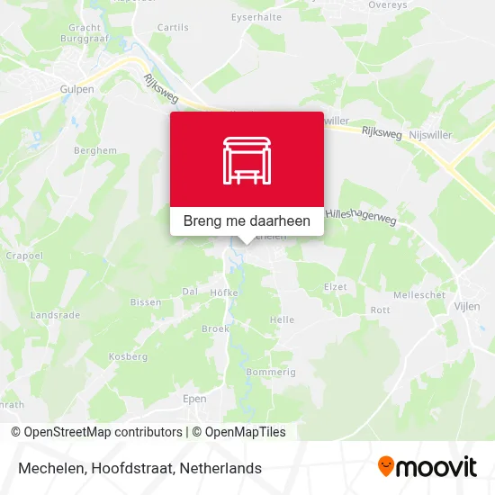 Mechelen, Hoofdstraat kaart