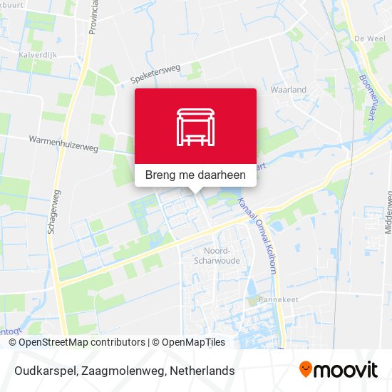 Oudkarspel, Zaagmolenweg kaart