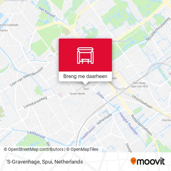 'S-Gravenhage, Spui kaart