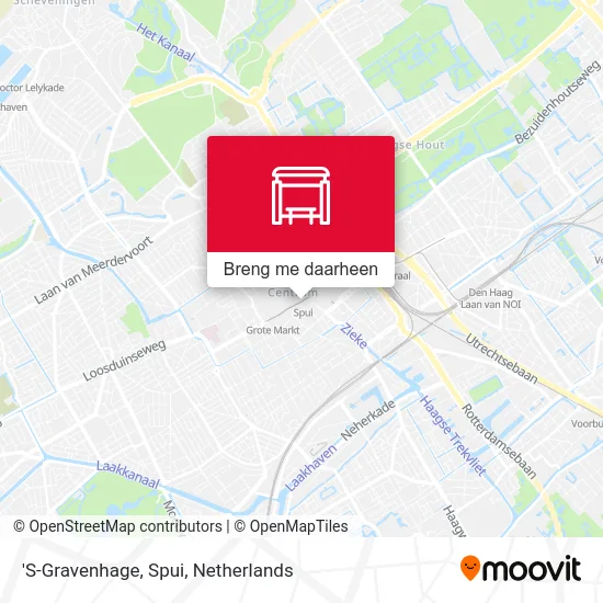 'S-Gravenhage, Spui kaart