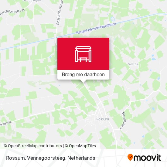 Rossum, Vennegoorsteeg kaart