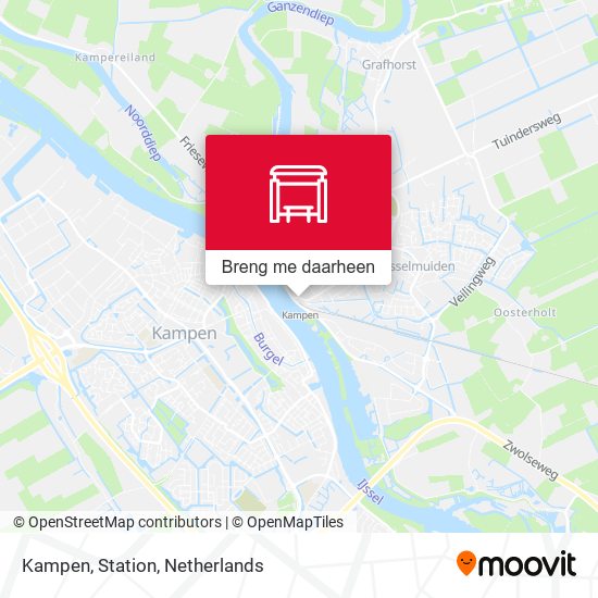 Kampen, Station kaart