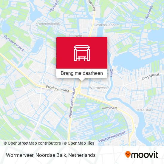 Wormerveer, Noordse Balk kaart