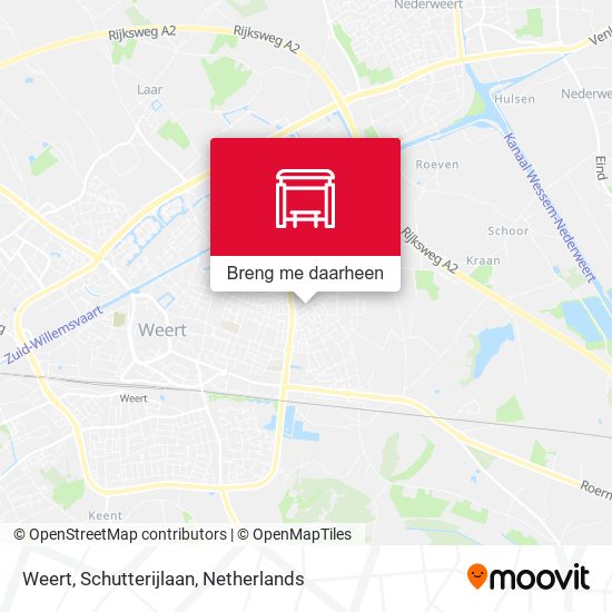 Weert, Schutterijlaan kaart