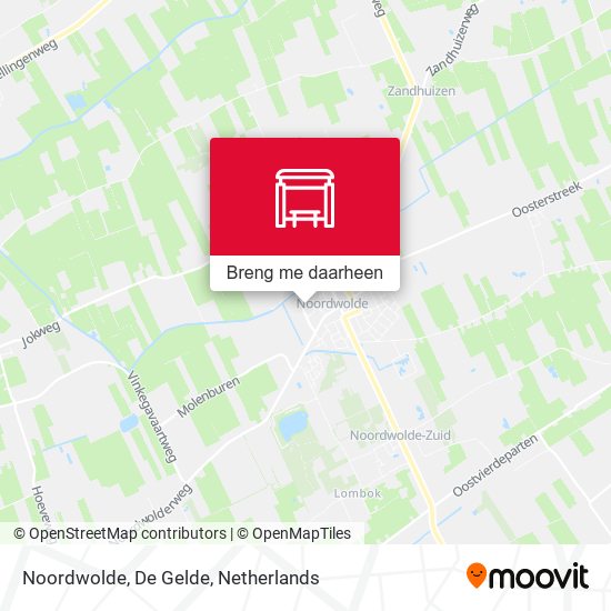 Noordwolde, De Gelde kaart