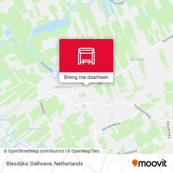 Blesdijke, Dalhoeve kaart