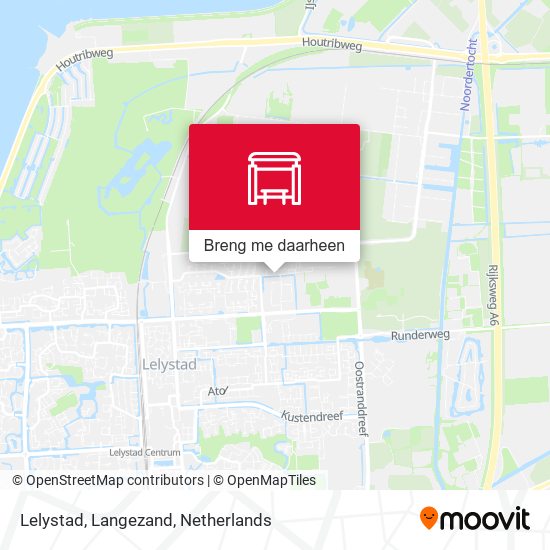 Lelystad, Langezand kaart