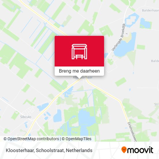 Kloosterhaar, Schoolstraat kaart