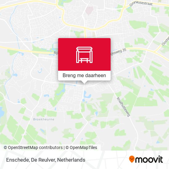 Enschede, De Reulver kaart
