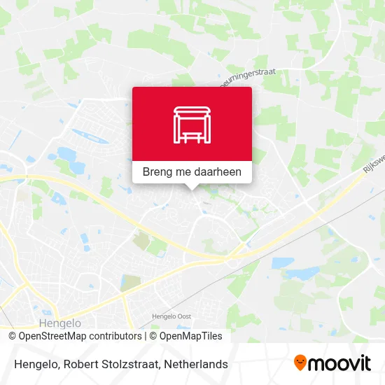 Hengelo, Robert Stolzstraat kaart