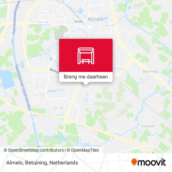 Almelo, Betuining kaart