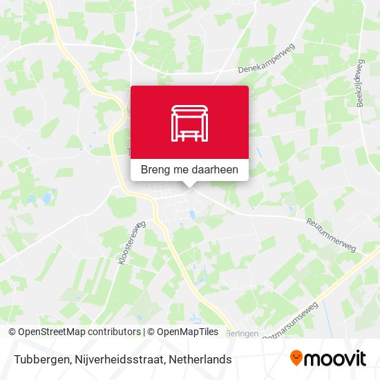 Tubbergen, Nijverheidsstraat kaart