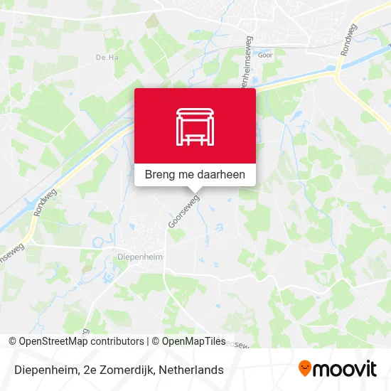 Diepenheim, 2e Zomerdijk kaart