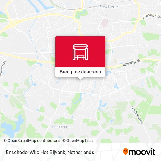 Enschede, Wkc Het Bijvank kaart