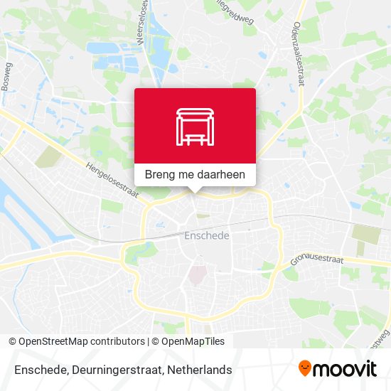 Enschede, Deurningerstraat kaart