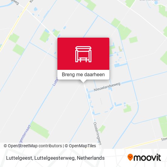 Luttelgeest, Luttelgeesterweg kaart