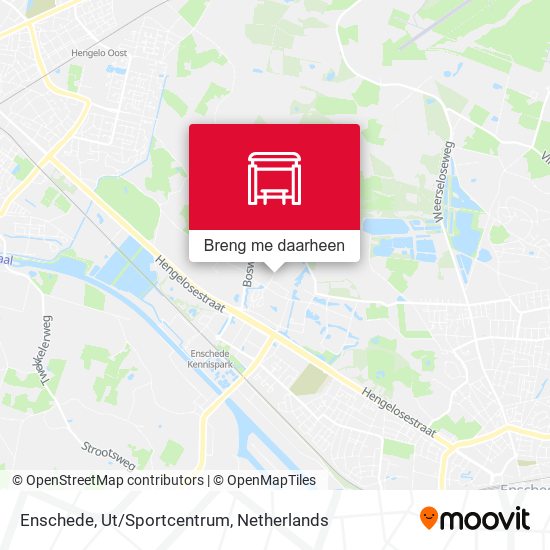 Enschede, Ut/Sportcentrum kaart