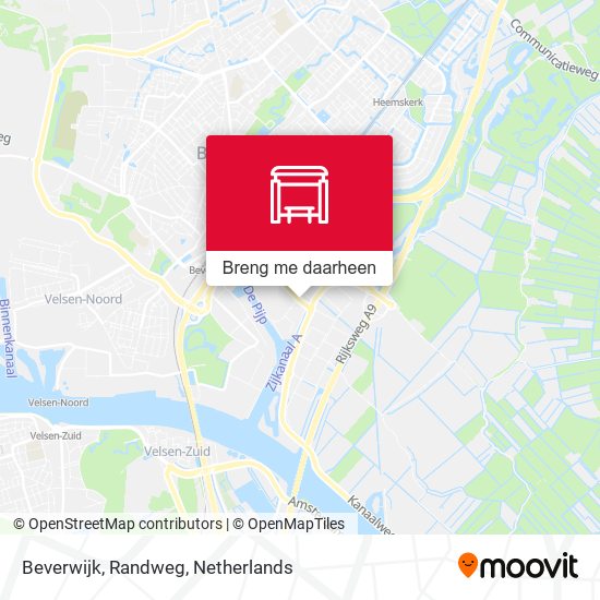 Beverwijk, Randweg kaart