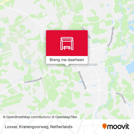 Losser, Kranengoorweg kaart