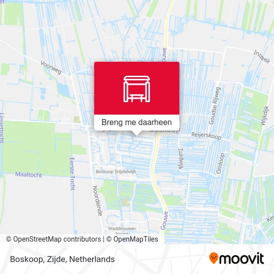 Boskoop, Zijde kaart