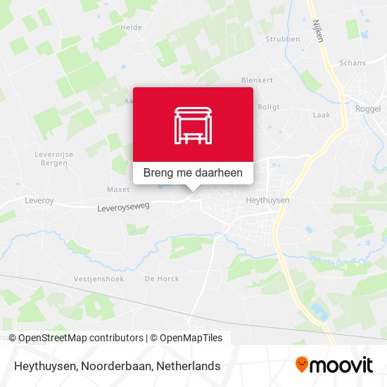 Heythuysen, Noorderbaan kaart
