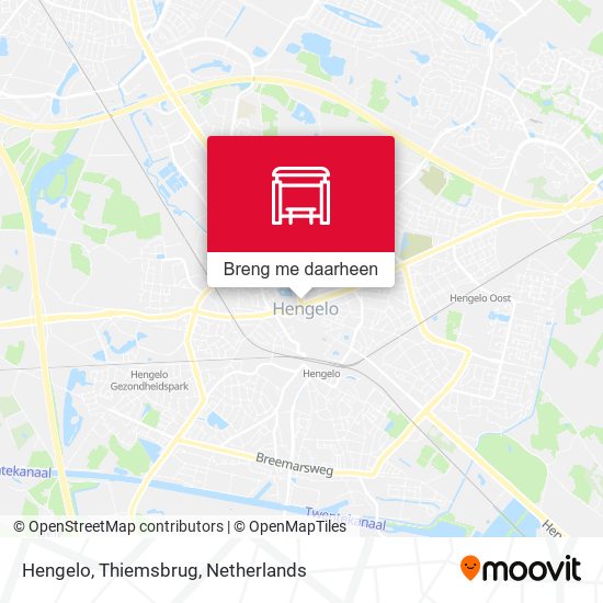 Hengelo, Thiemsbrug kaart