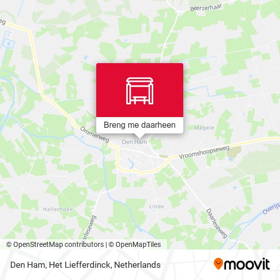 Den Ham, Het Liefferdinck kaart