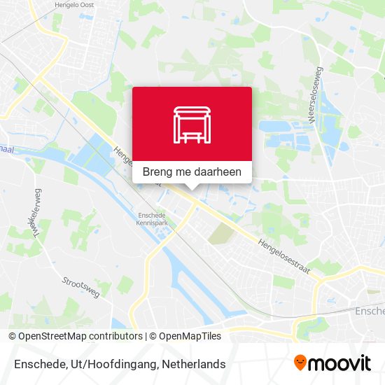 Enschede, Ut/Hoofdingang kaart