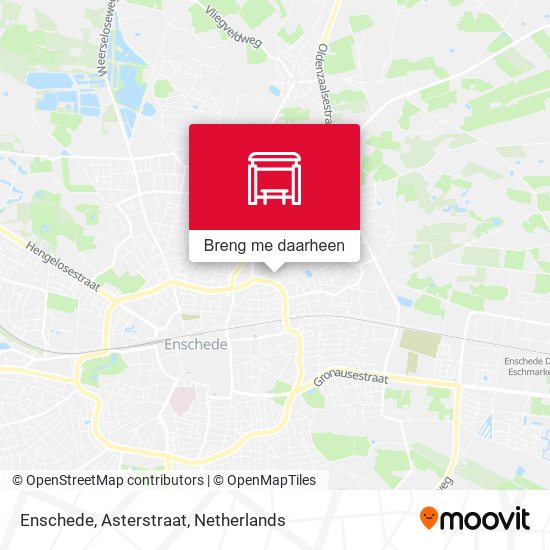 Enschede, Asterstraat kaart