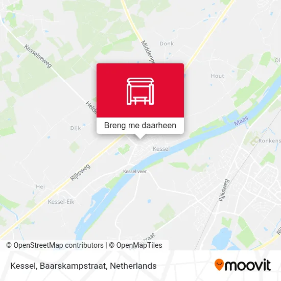 Kessel, Baarskampstraat kaart