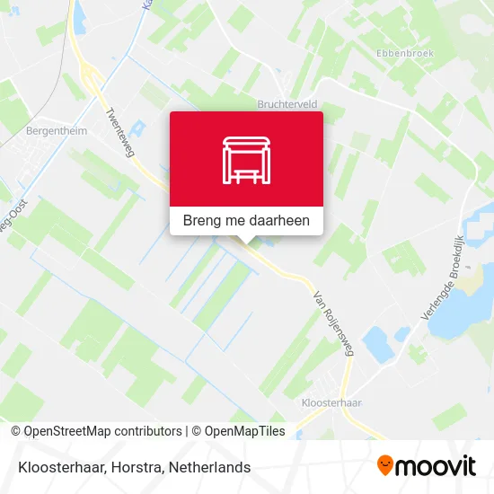 Kloosterhaar, Horstra kaart