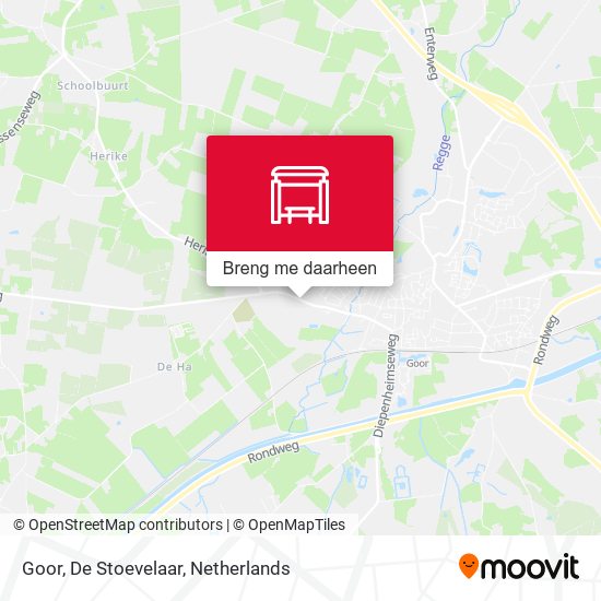 Goor, De Stoevelaar kaart