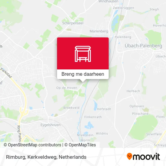 Rimburg, Kerkveldweg kaart