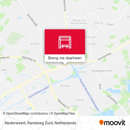 Nederweert, Randweg Zuid kaart
