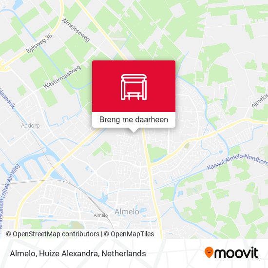 Almelo, Huize Alexandra kaart