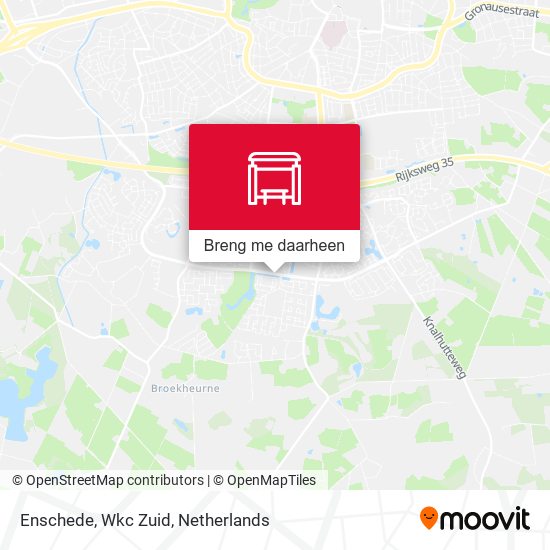Enschede, Wkc Zuid kaart