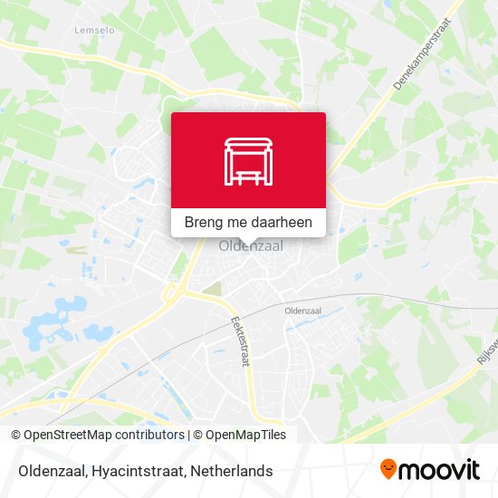 Oldenzaal, Hyacintstraat kaart