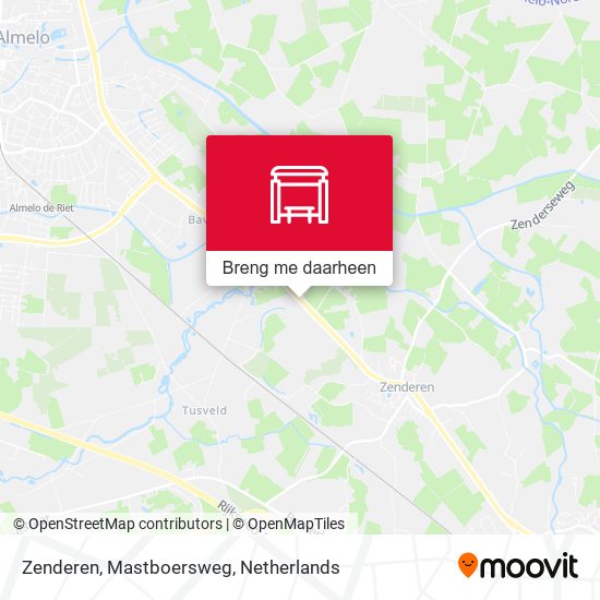 Zenderen, Mastboersweg kaart