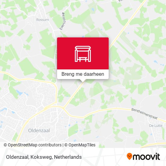 Oldenzaal, Koksweg kaart