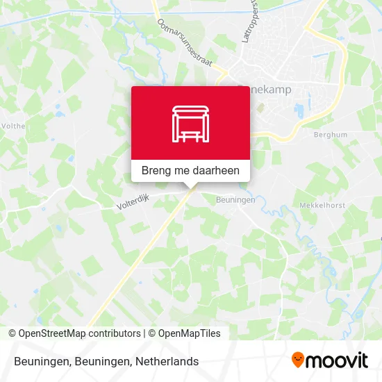 Beuningen, Beuningen kaart