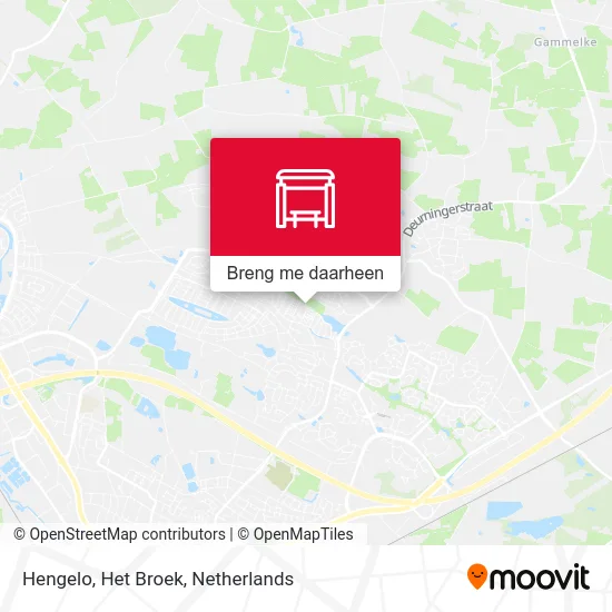 Hengelo, Het Broek kaart