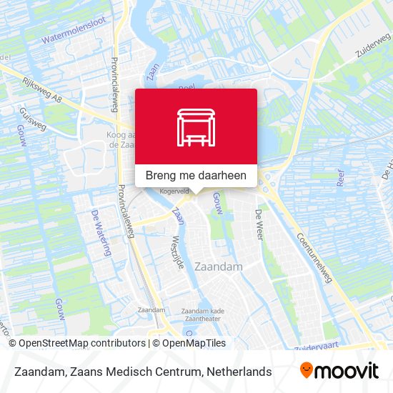 Zaandam, Zaans Medisch Centrum kaart