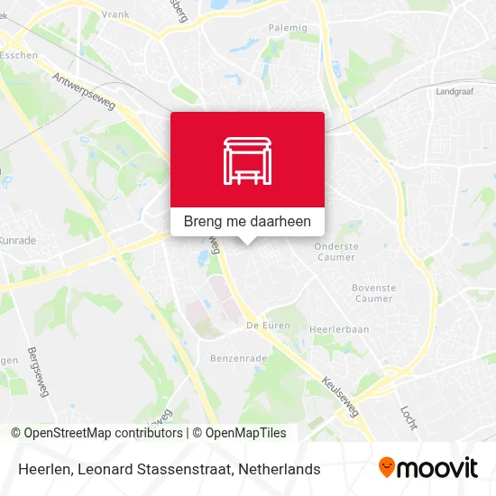 Heerlen, Leonard Stassenstraat kaart