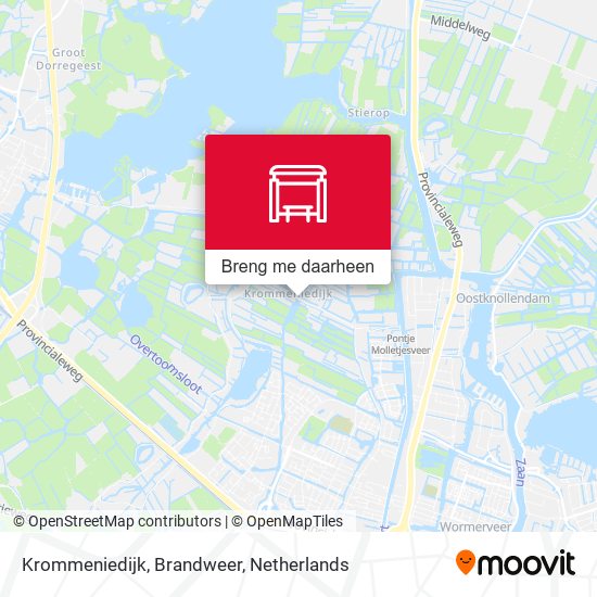 Krommeniedijk, Brandweer kaart