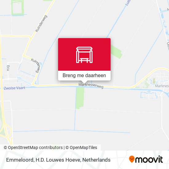 Emmeloord, H.D. Louwes Hoeve kaart