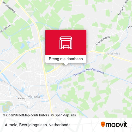 Almelo, Bevrijdingslaan kaart